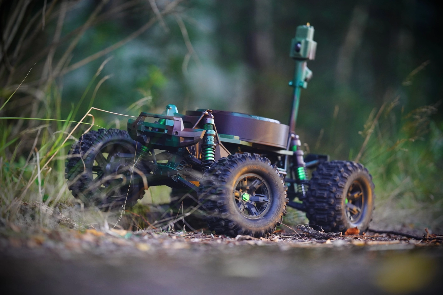 Pozemní robot Klekánice v terénu